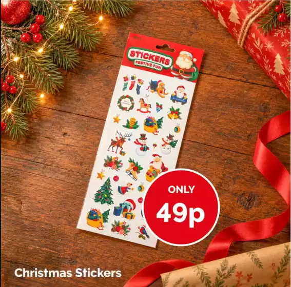 Poundstretcher catalogue in Brixham | Christmas Stickers | 2026-12-20T00:00:00.000Z - 2026-12-25T00:00:00.000Z