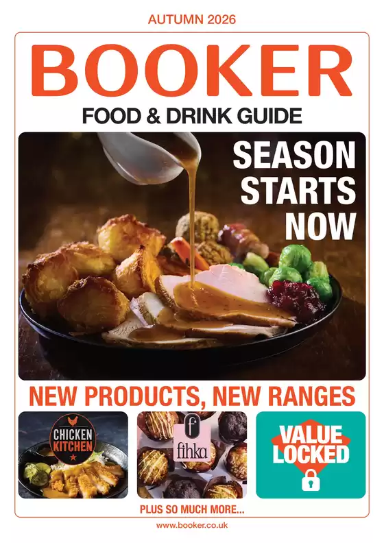 Booker Wholesale catalogue | Booker Food & Drink Guide! | 2026-10-21T00:00:00.000Z - 2026-10-31T00:00:00.000Z