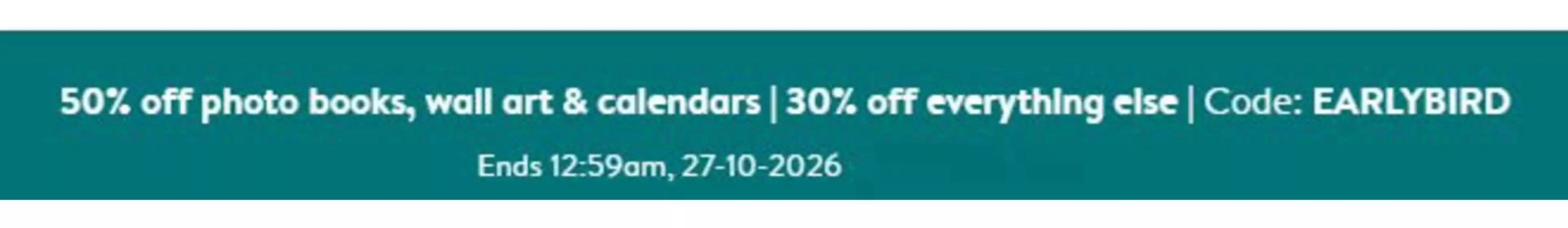 Photobox catalogue in Ashton-under-Lyne |  50% off photo books, wall art & calendars!! | 2026-10-22T00:00:00.000Z - 2026-10-27T00:00:00.000Z