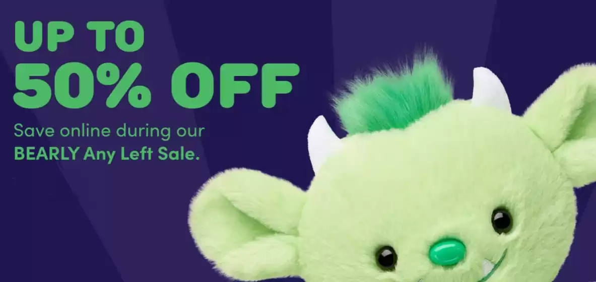 Build a Bear catalogue | Up To 50% Off!! | 2026-10-23T00:00:00.000Z - 2026-11-17T00:00:00.000Z