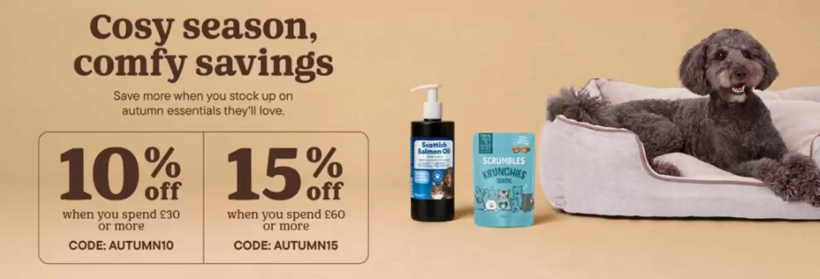Pets at Home catalogue in March | Coay Seasin , Comfy Savings | 2026-10-26T00:00:00.000Z - 2026-11-07T00:00:00.000Z