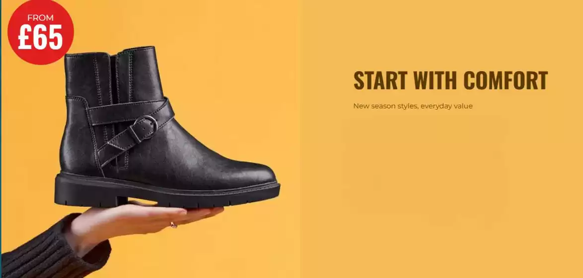 Clarks catalogue | Start With Comfort | 2026-10-28T00:00:00.000Z - 2026-11-09T00:00:00.000Z