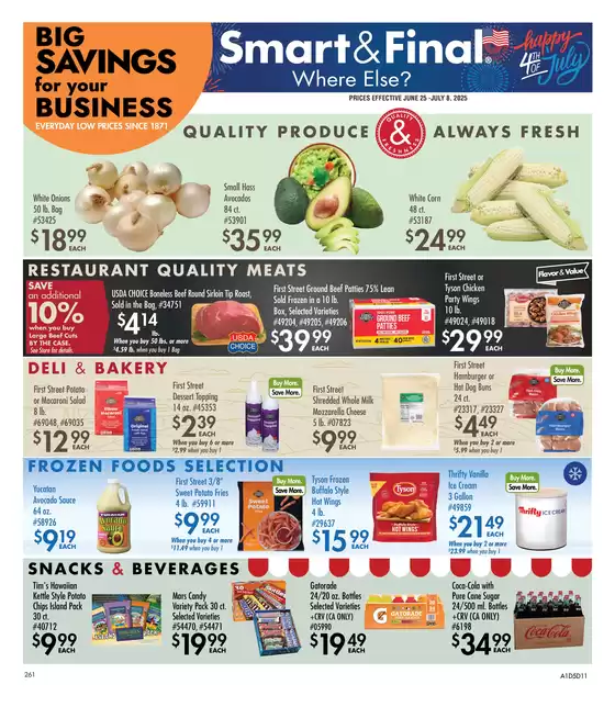 Business & Club Savings (06/25/2025 - 07/08/2025) 