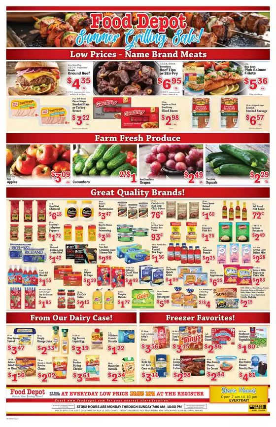 Food Depot weekly ad