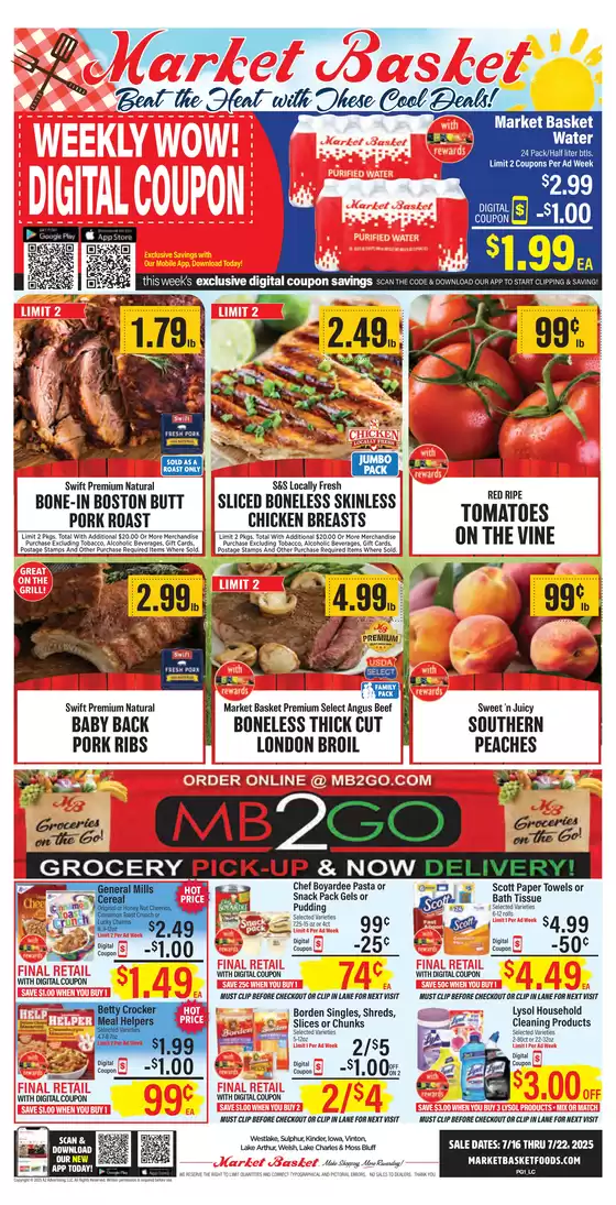 Current special promotions