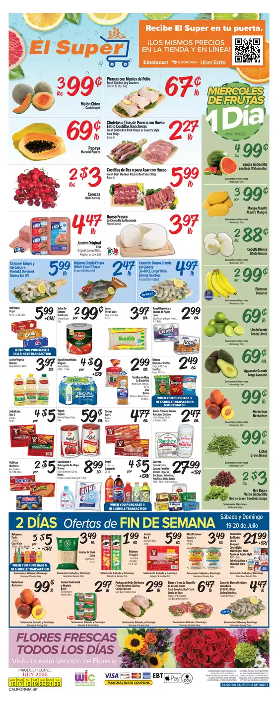 El Super catalogue in El Segundo CA | Save now with our deals | 2025-07-16T00:00:00.000Z - 2025-07-22T00:00:00.000Z
