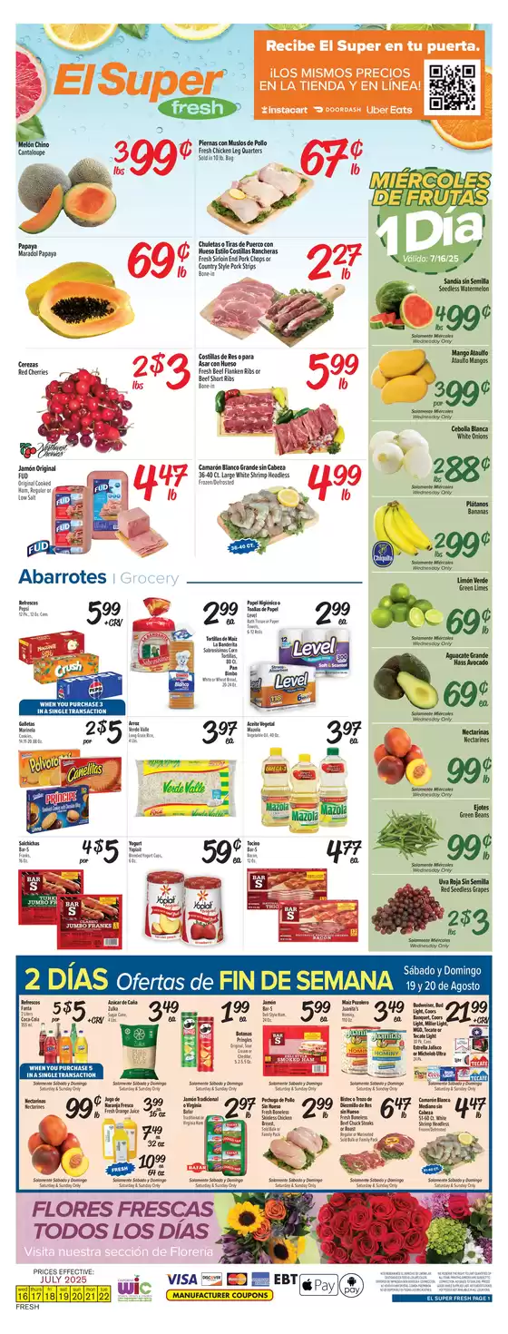 El Super catalogue in South Gate CA | Great offer for all customers | 2025-07-16T00:00:00.000Z - 2025-07-22T00:00:00.000Z