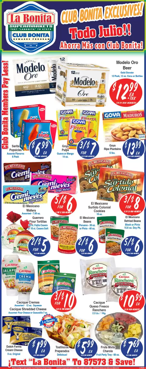 La Bonita Supermarkets catalogue in Henderson NV | Exclusive deals and bargains | 2025-07-01T00:00:00.000Z - 2025-07-31T00:00:00.000Z