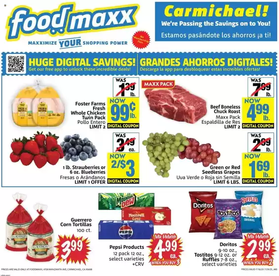Foodmaxx catalogue in Fairfield CA | Foodmaxx weekly ad | 2025-07-16T00:00:00.000Z - 2025-07-29T00:00:00.000Z