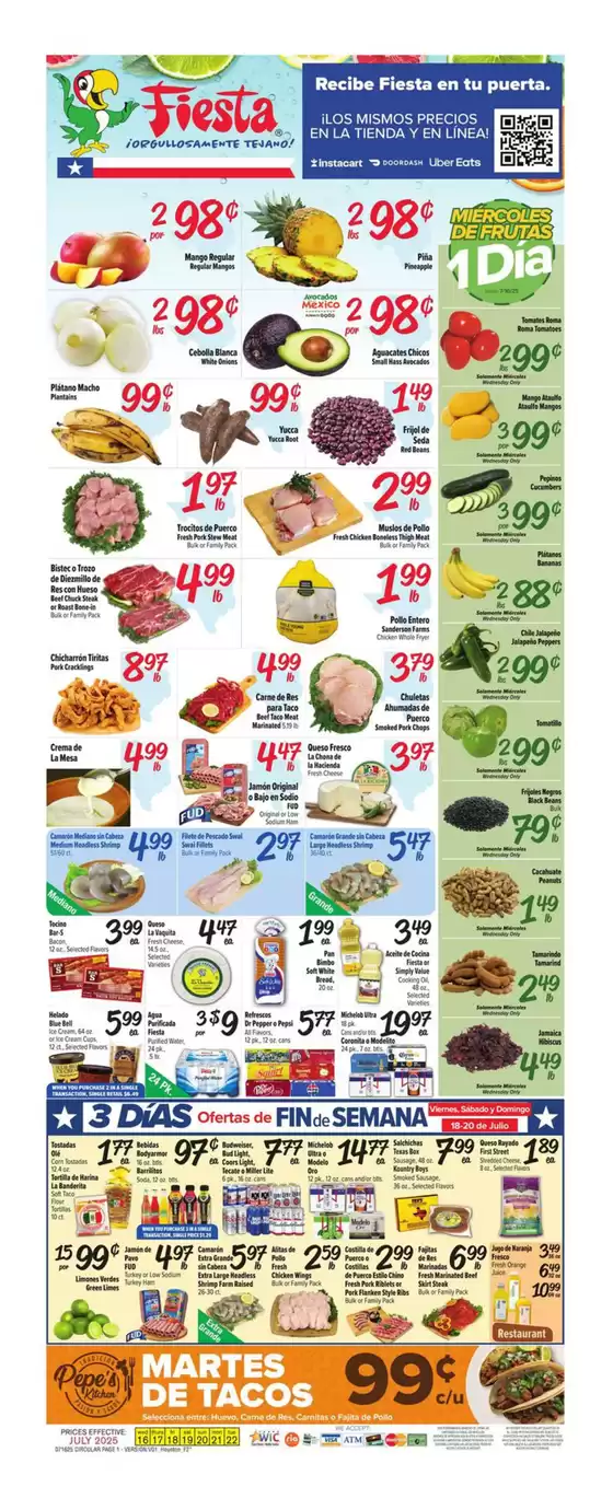 Fiesta Mart catalogue in Garland TX | Save now with our deals | 2025-07-16T00:00:00.000Z - 2025-07-22T00:00:00.000Z