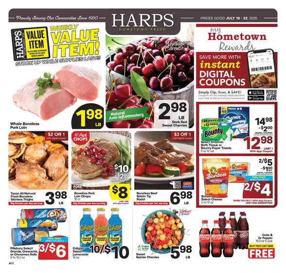 Harp's Market catalogue in Hot Springs AR | Current deals and offers | 2025-07-16T00:00:00.000Z - 2025-07-22T00:00:00.000Z