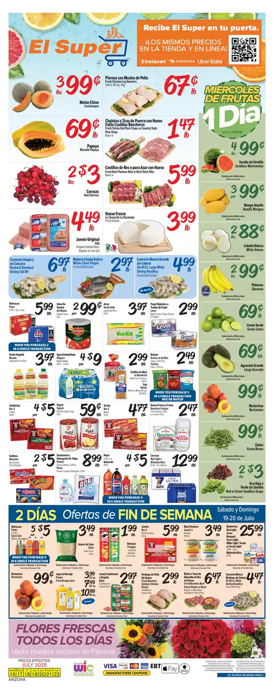 El Super catalogue in Peoria AZ | Exclusive bargains | 2025-07-16T00:00:00.000Z - 2025-07-22T00:00:00.000Z