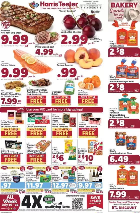 Harris Teeter catalogue in Solomons MD | Special offers for you | 2025-07-16T00:00:00.000Z - 2025-07-22T00:00:00.000Z