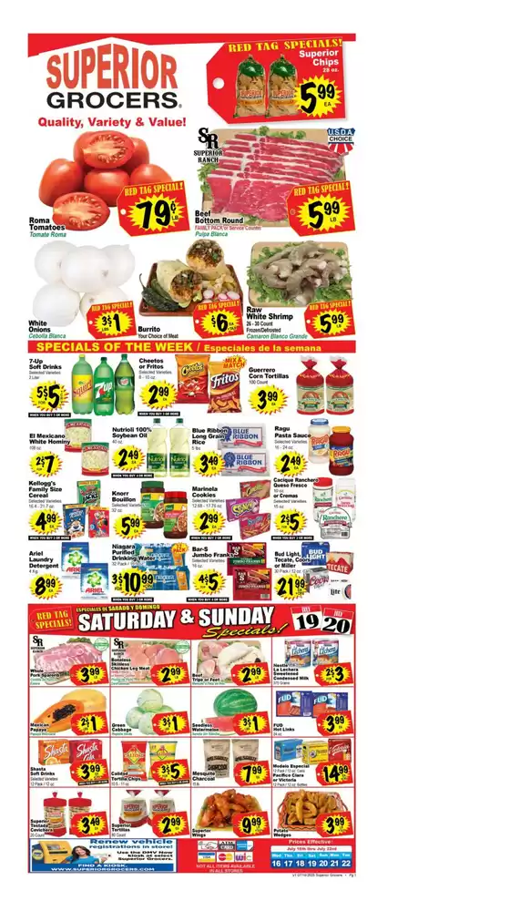 Weekly Specials