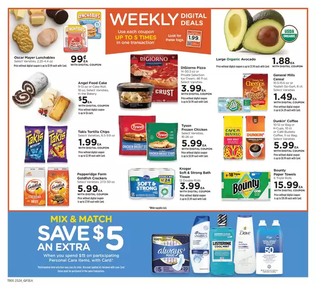 Current special promotions