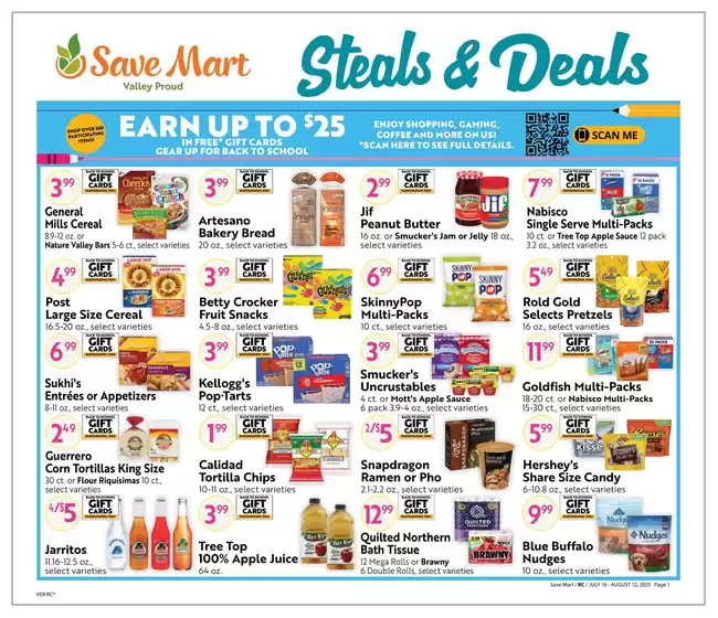 Save Mart catalogue in Merced CA | Current deals and offers | 2025-07-16T00:00:00.000Z - 2025-08-12T00:00:00.000Z
