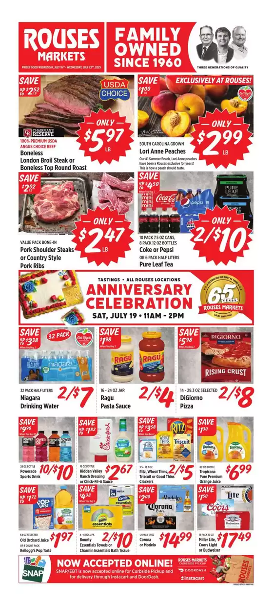 Rouses catalogue in Ocean Springs MS | Weekly Ad | 2025-07-16T00:00:00.000Z - 2025-07-23T00:00:00.000Z