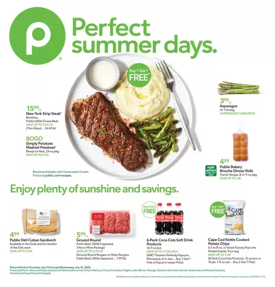 Publix catalogue in Doral FL | Special offers for you | 2025-07-10T00:00:00.000Z - 2025-07-16T00:00:00.000Z