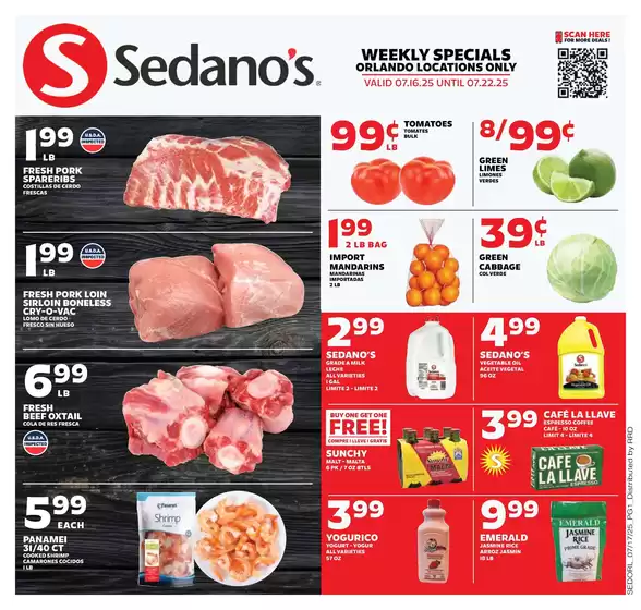 Sedano's catalogue in Saint Cloud FL | Exclusive deals and bargains | 2025-07-16T00:00:00.000Z - 2025-07-22T00:00:00.000Z