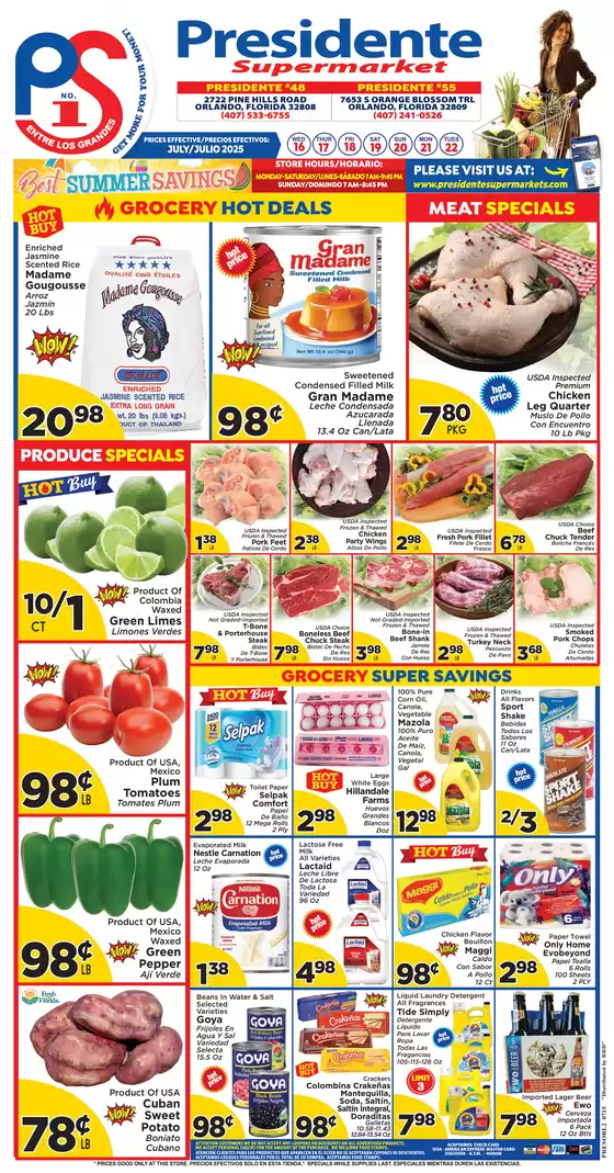 Presidente catalogue in Westville IL | Attractive special offers for everyone | 2025-07-16T00:00:00.000Z - 2025-07-22T00:00:00.000Z