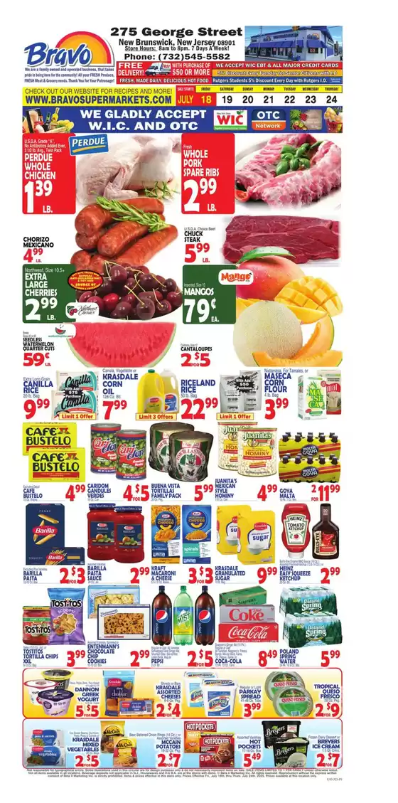Bravo Supermarkets catalogue in Ocean Springs MS | Offers for bargain hunters | 2025-07-18T00:00:00.000Z - 2025-07-24T00:00:00.000Z