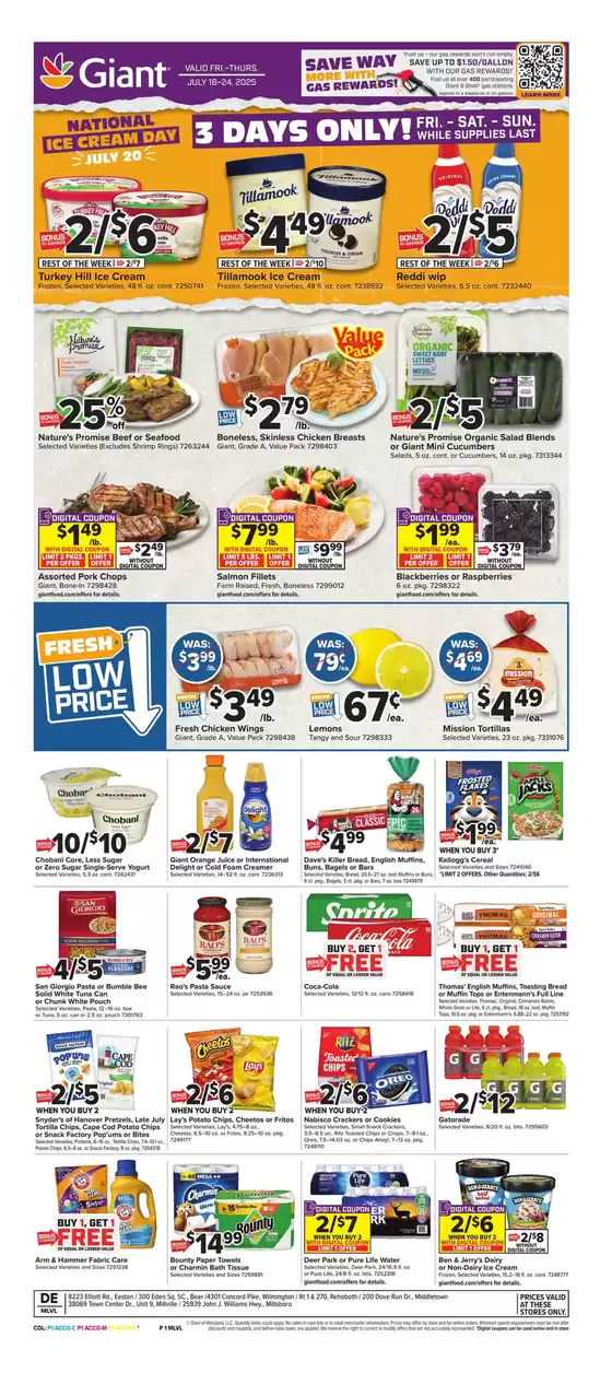 Giant Food catalogue in La Plata MD | New offers to discover | 2025-07-18T00:00:00.000Z - 2025-07-24T00:00:00.000Z