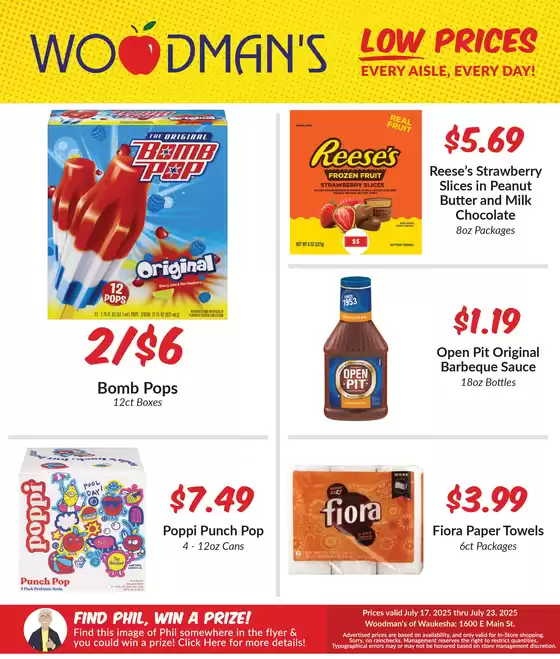 Current special promotions