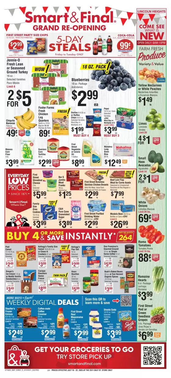 Smart & Final catalogue in Wadsworth NV | New offers to discover | 2025-07-18T00:00:00.000Z - 2025-07-22T00:00:00.000Z