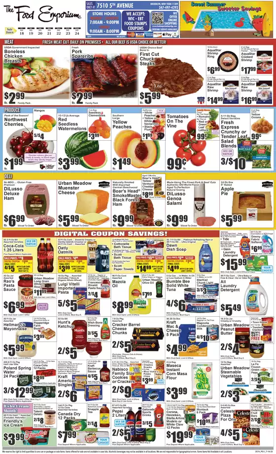 The Food Emporium catalogue in Wadsworth NV | Our best bargains | 2025-07-18T00:00:00.000Z - 2025-07-24T00:00:00.000Z