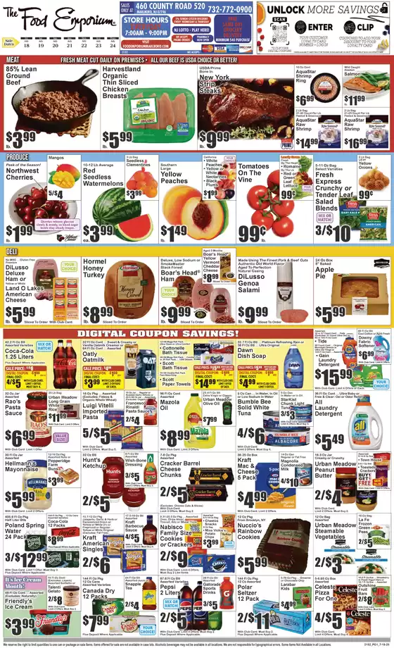 The Food Emporium catalogue in Wadsworth NV | The Food Emporium weekly ad | 2025-07-18T00:00:00.000Z - 2025-07-24T00:00:00.000Z