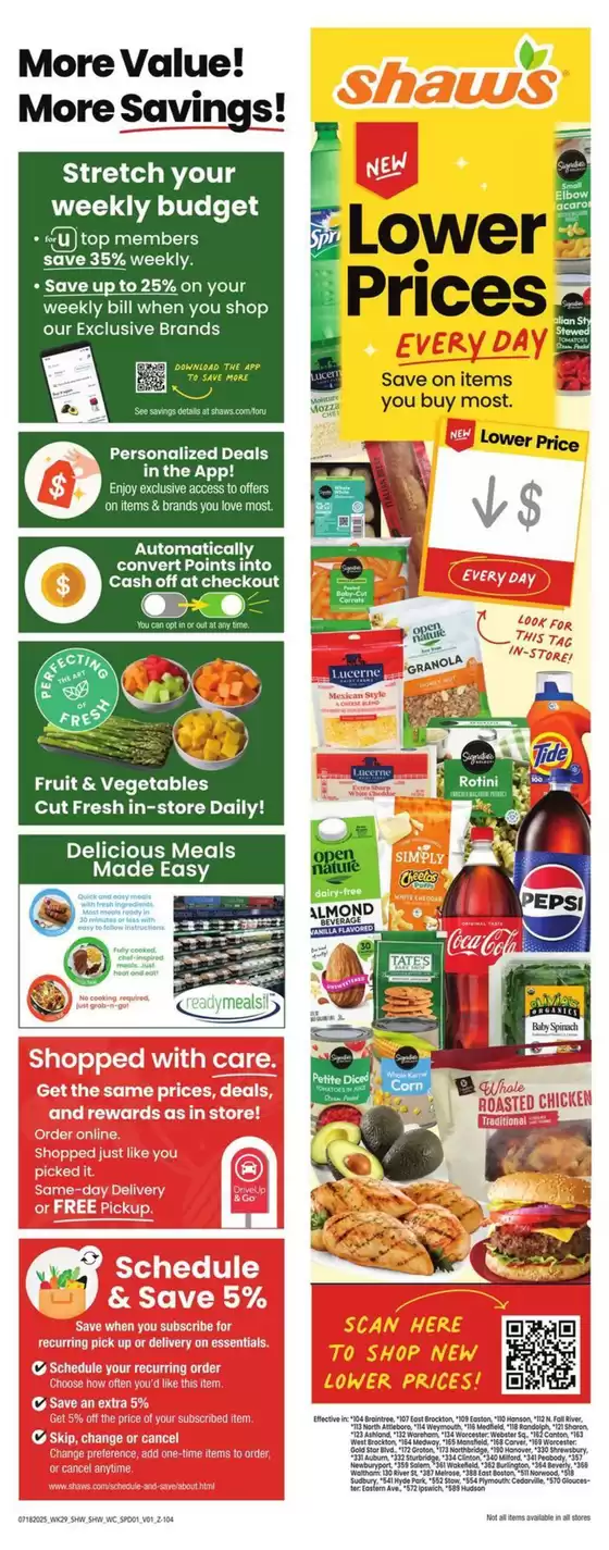 Shaw's flyer