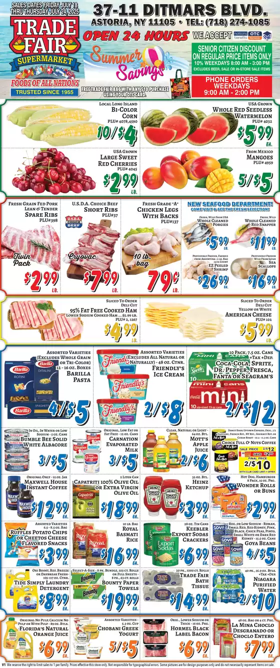 Trade Fair Supermarket catalogue in Dodgeville WI | Trade Fair Supermarket weekly ad | 2025-07-18T00:00:00.000Z - 2025-07-24T00:00:00.000Z