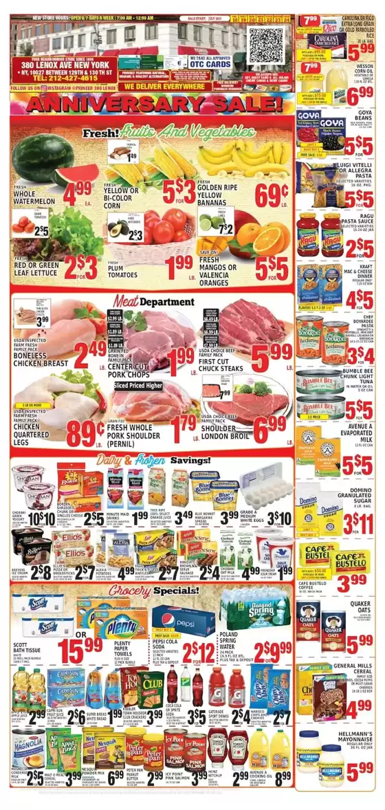 Pioneer Supermarkets catalogue in Pampa TX | Special offers for you | 2025-07-18T00:00:00.000Z - 2025-07-24T00:00:00.000Z