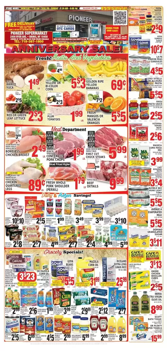 Pioneer Supermarkets catalogue in Elkland PA | Exclusive deals for our customers | 2025-07-18T00:00:00.000Z - 2025-07-24T00:00:00.000Z