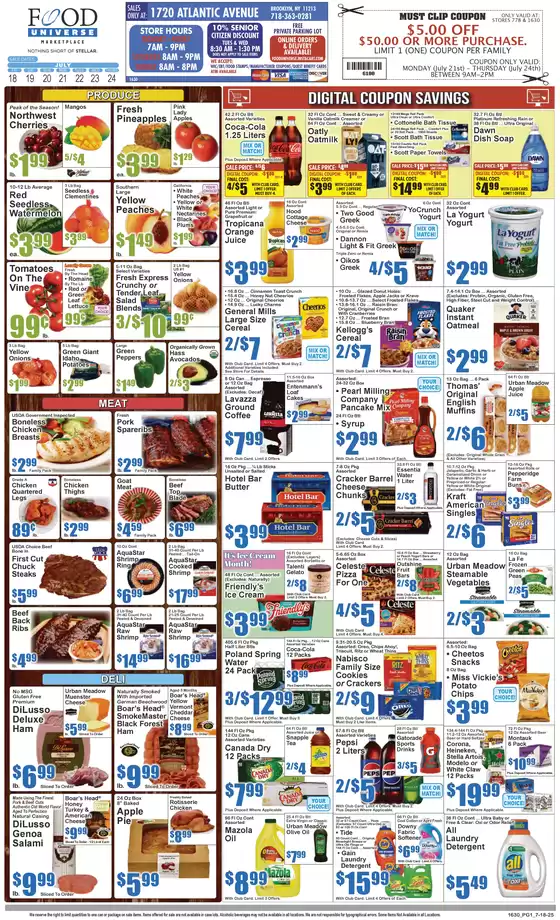 Food Universe catalogue in Welch WV | Top offers for all bargain hunters | 2025-07-18T00:00:00.000Z - 2025-07-24T00:00:00.000Z