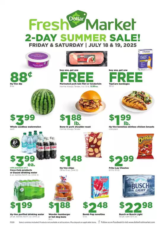 Hy-Vee catalogue in Big Timber MT | Top deals for all customers | 2025-07-18T00:00:00.000Z - 2025-07-19T00:00:00.000Z