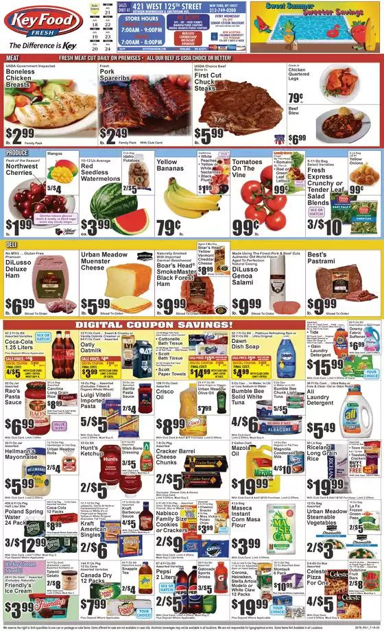 Key Food catalogue in Rego Park NY | Offers for bargain hunters | 2025-07-18T00:00:00.000Z - 2025-07-24T00:00:00.000Z