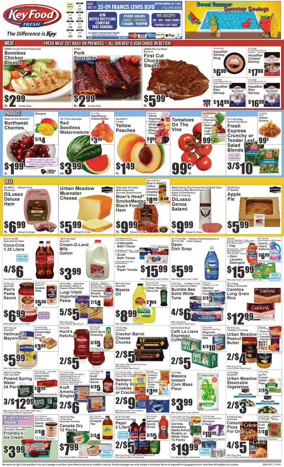 Key Food catalogue in Rego Park NY | Our best deals for you | 2025-07-18T00:00:00.000Z - 2025-07-24T00:00:00.000Z