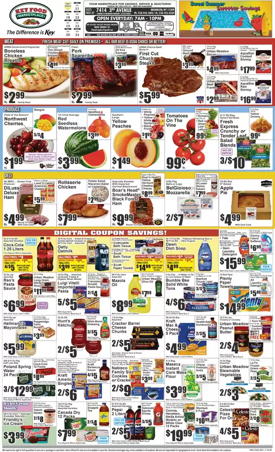 Key Food catalogue in Rego Park NY | Great offer for bargain hunters | 2025-07-18T00:00:00.000Z - 2025-07-24T00:00:00.000Z
