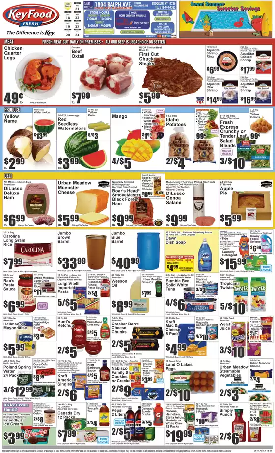 Key Food catalogue in Rego Park NY | New offers to discover | 2025-07-18T00:00:00.000Z - 2025-07-24T00:00:00.000Z
