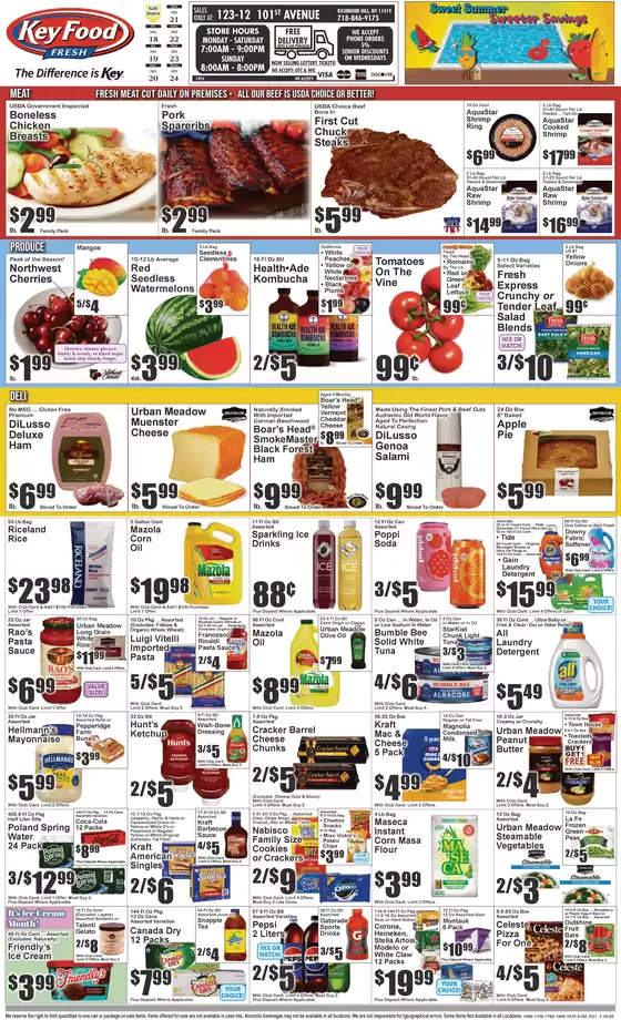 Key Food catalogue in Rego Park NY | Current special promotions | 2025-07-18T00:00:00.000Z - 2025-07-24T00:00:00.000Z