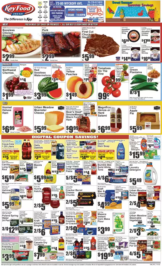 Key Food catalogue in Rego Park NY | Top deals and discounts | 2025-07-18T00:00:00.000Z - 2025-07-24T00:00:00.000Z