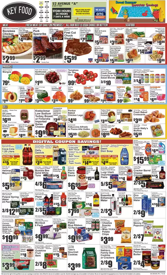Key Food catalogue in Rego Park NY | Save now with our deals | 2025-07-18T00:00:00.000Z - 2025-07-24T00:00:00.000Z