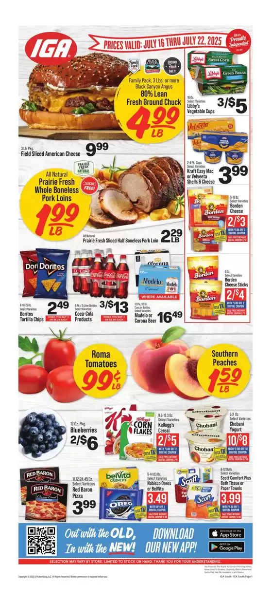 IGA catalogue in Calhoun GA | Weekly Flyer (promoted) | 2025-07-16T00:00:00.000Z - 2025-07-22T00:00:00.000Z