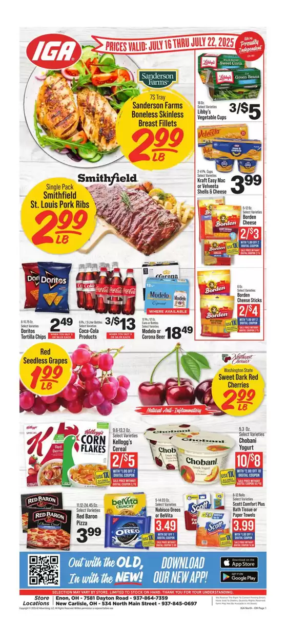IGA catalogue in Calhoun GA | Our best offers for you | 2025-07-16T00:00:00.000Z - 2025-07-22T00:00:00.000Z