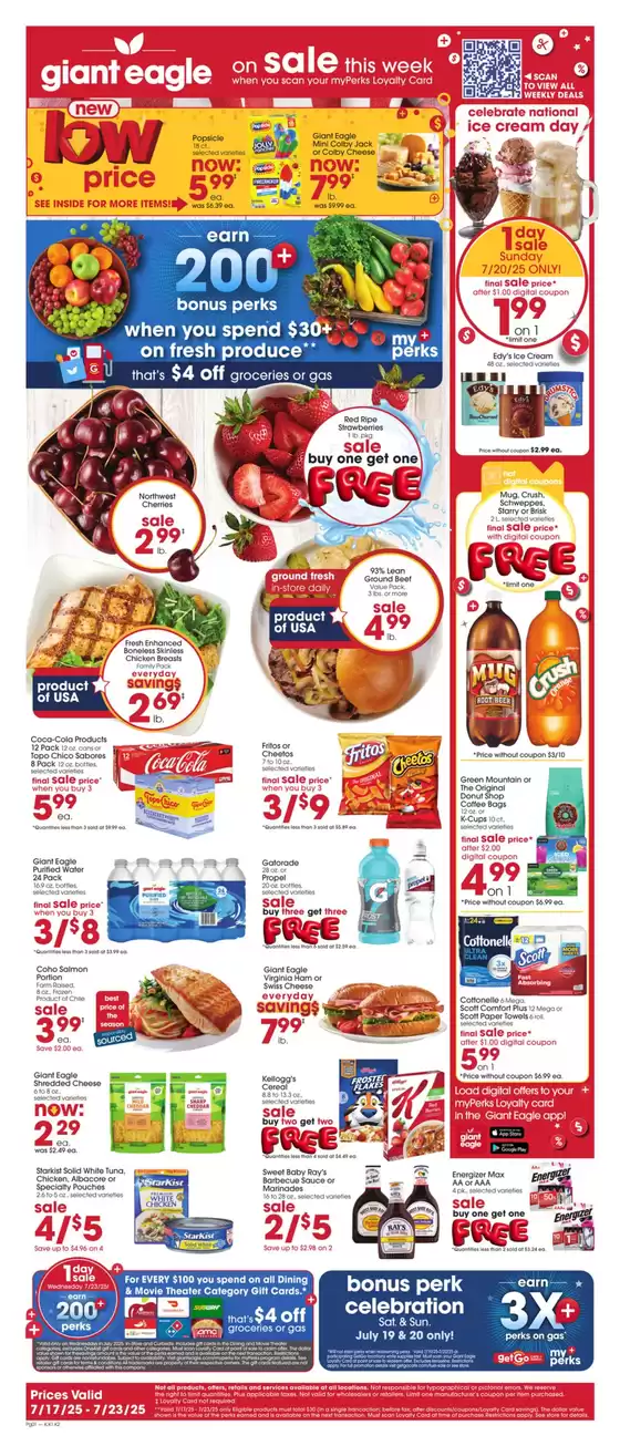 Giant Eagle catalogue in Calhoun GA | Our best bargains | 2025-07-17T00:00:00.000Z - 2025-07-23T00:00:00.000Z