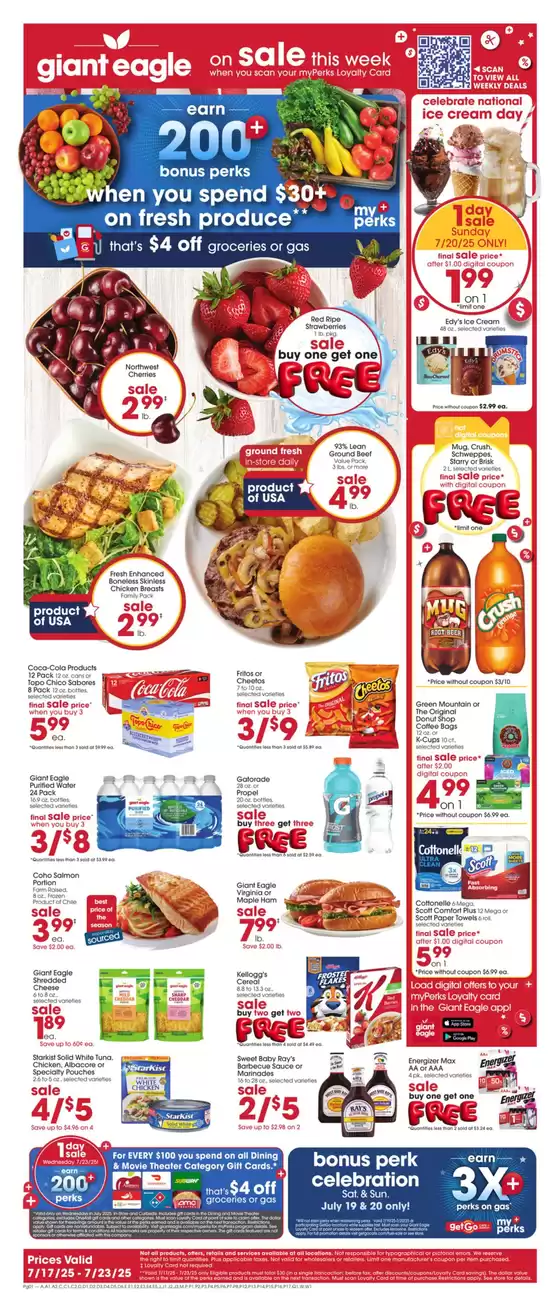 Giant Eagle catalogue in Calhoun GA | Weekly Sale Giant Eagle | 2025-07-17T00:00:00.000Z - 2025-07-23T00:00:00.000Z