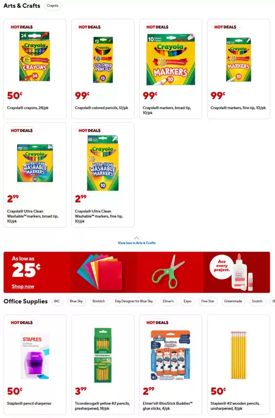 Staples flyer