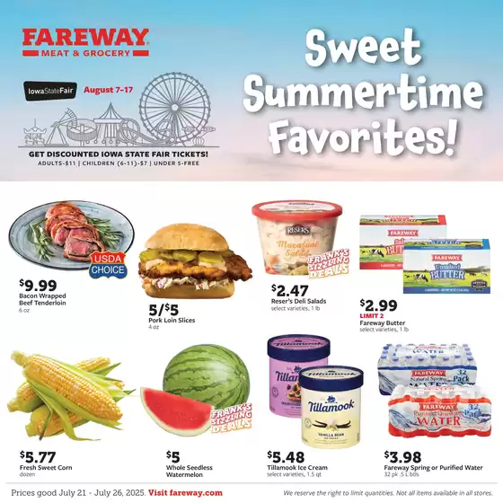 Fareway catalogue in West Chester PA | Top deals and discounts | 2025-07-21T00:00:00.000Z - 2025-07-26T00:00:00.000Z