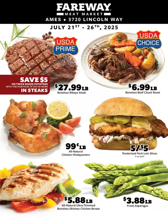 Fareway catalogue in West Chester PA | Great offer for bargain hunters | 2025-07-21T00:00:00.000Z - 2025-07-26T00:00:00.000Z